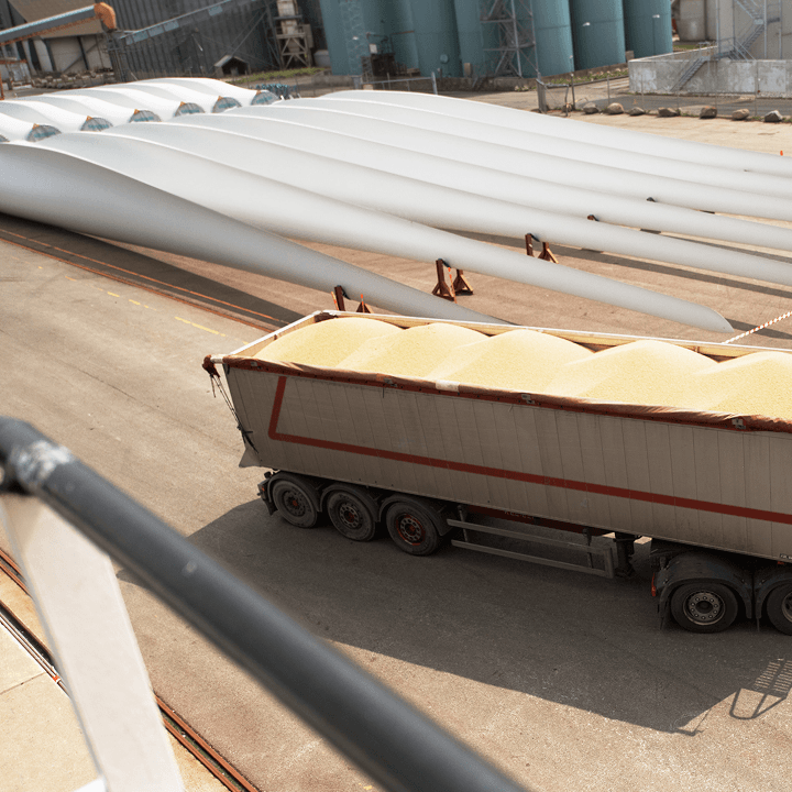 Apparel and textiles freight delivery trucks