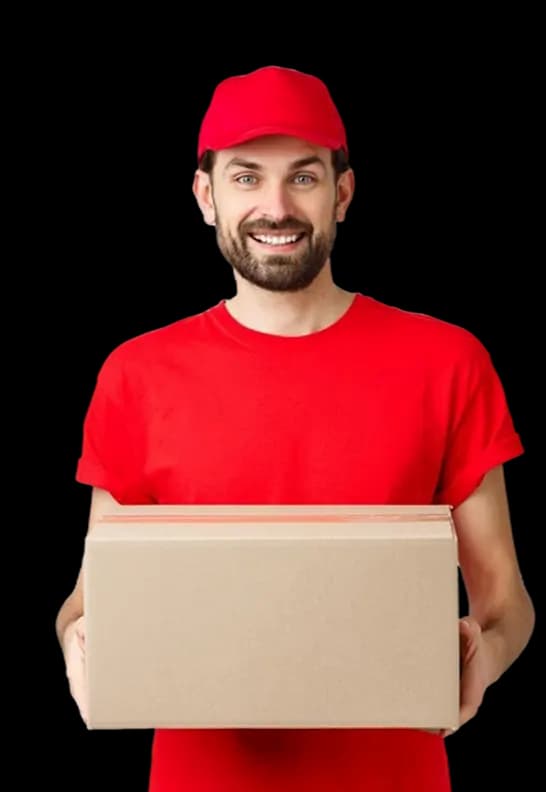 eCommerce fulfilment warehouse with packages and inventory for online order shipping